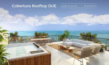 APTº 04 QUARTOS, 02 VAGAS , SINAL DE 1%, CARNEIROS PÉ NA AREIA