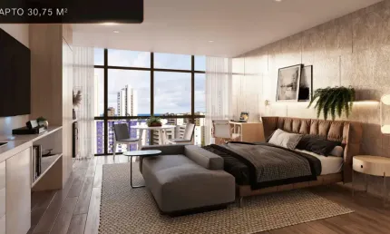 Apartamento 1 Quarto Excelente Localização de Boa Viagem | Alto Padrão Gabriel Bacelar