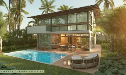 Casa Beira Mar 5 Suítes | 4 Vagas Beira Mar de Carneiros