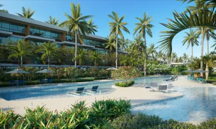Apartamento 2 Quartos Beira Mar de Carneiros | Ao Lado do Restaurante Bora Bora