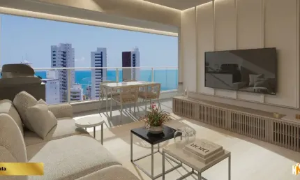 Apartamento com 3 quartos à venda na Rua Professor Augusto Lins e Silva, SN, Boa Viagem, Recife