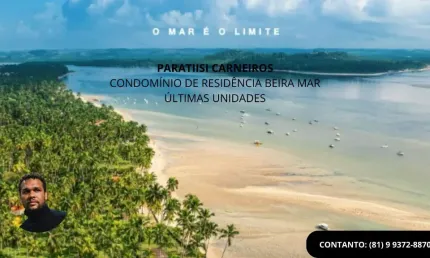 Casa - Condomínio Beira Mar de Carneiros - 3 Quartos - Condomínio Fechado - Parattisi.