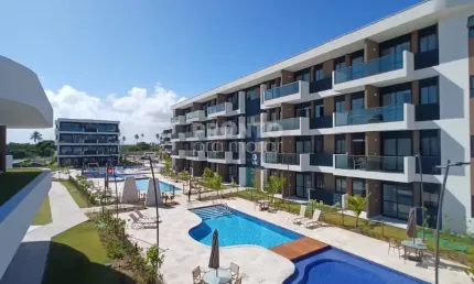 Excelente flat mobiliado localizado em muro alto, com 28,55m² de área útil.