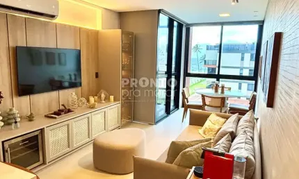 Apartamento - 2 quartos - muro alto - mobiliado - cond.  beira mar