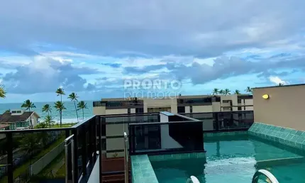 Excelente apartamento mobiliado localizado em muro alto com 116,68m² de área útil.