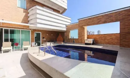 Cobertura Duplex 421m² com 4 quartos, 3 suítes à Venda no Anália Franco