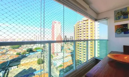Apartamento no tatuapé 2 dormitórios varanda com churrasqueira