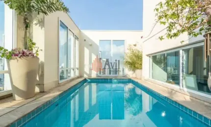 Cobertura duplex 4 suítes 5 vagas 315 m² anália franco a venda