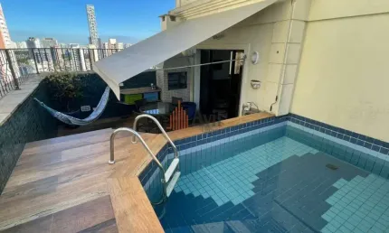 Apartamento de cobertura 158 metros 3 suites 3 vagas no tatuapé a venda