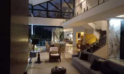 Sobrado à venda e para alugar em Campinas, Alphaville Dom Pedro, com 4 suítes, com 472 m²