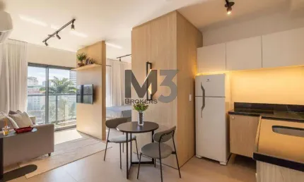 Estúdio para alugar em Campinas, Cambuí, com 1 quarto, com 39 m², MM536