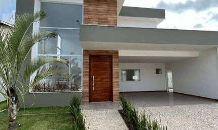 Casa de condomínio para venda possui 270 metros quadrados com 4 quartos