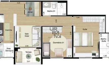 Innova Blue - Apartamento residencial à venda, Umuarama, Osasco - AP0219.
