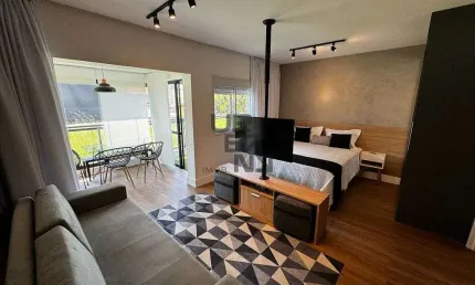 Apartamento com 1 dormitório para alugar, 77 m² por r$ 8.049,95/mês - chácara santo antônio - são p