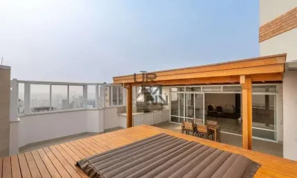 Cobertura duplex à venda 4 quartos 4 suites 4 vagas 488m² vila suzana são paulo - sp