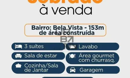 Sobrado com 3 dormitórios à venda, 153 m² por R$ 960.000 - Bela Vista - Osasco/SP