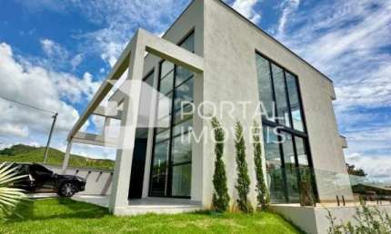 Casa alto padrão para venda, 3 suítes. 4 vagas, Cava Grande - Marliéria/MG - CA462
