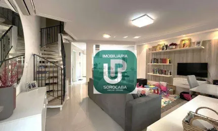 Sobrado com 3 dormitórios à venda, 108 m² por R$ 790.000,00 - Condomínio Villa Santa Rosália - Sorocaba/SP