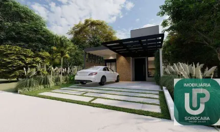 Casa com 3 dormitórios à venda, 175 m² por R$ 694.900 - Caguaçu - Sorocaba/SP