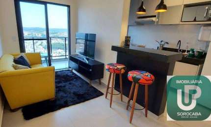 Apartamento com 1 dormitório, 48 m² - venda por R$ 700.000,00 ou aluguel por R$ 4.425,00/mês - Condomínio Le Monde Campolim - Sorocaba/SP