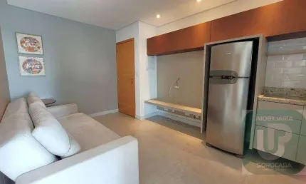 Apartamento com 1 dormitório para alugar, 45 m² por R$ 4.200,00/mês - Edifício Spettacolo Patriani - Sorocaba/SP