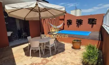 Cobertura Duplex com Piscina e Churrasqueira na Praia do Tombo Guarujá/SP