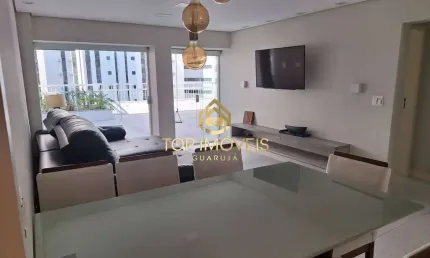 Apto Mobiliado 4 Suites Pé na Areia Praia das Astúrias Guarujá/SP