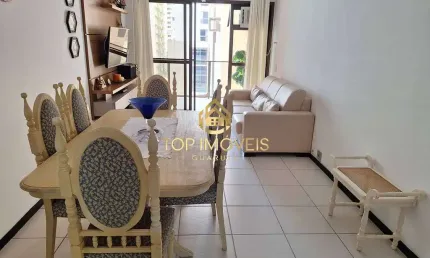 3 dormts com sacada a 2 quadras da praia de pitangueiras