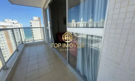 Apartamento com varanda e vista para o mar praia de pitangueiras guarujá sp