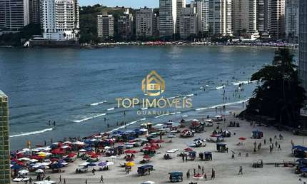 Apartamento com Varanda e Vista para o Mar - Pitangueiras Guarujá SP