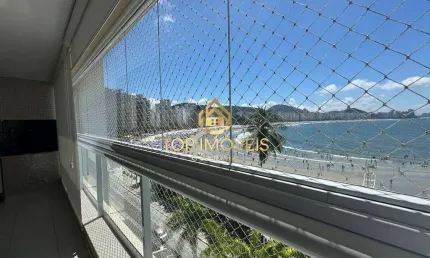 Frente Mar Total Ampla Varanda Gourmet Praia das Astúrias - Guarujá
