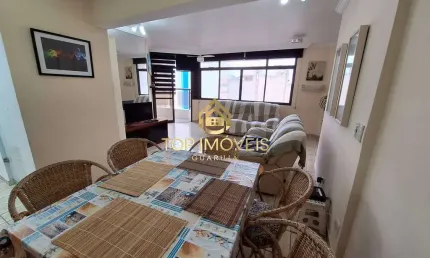 Apartamento com 3 quartos para alugar na Rua Waibo Chamas, Vila Alzira, Guarujá