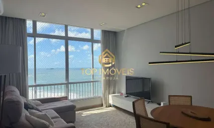 Apartamento à venda de frente para o mar – praia das pitangueiras, guarujá