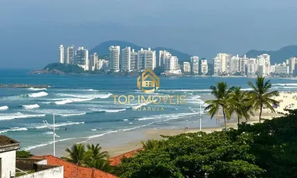 Apartamento reformado com vista para o mar - praia de pitangueiras, guarujá