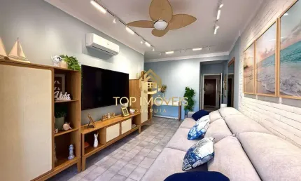 Apartamento próximo à Praia do Tombo e Astúrias em Guarujá SP