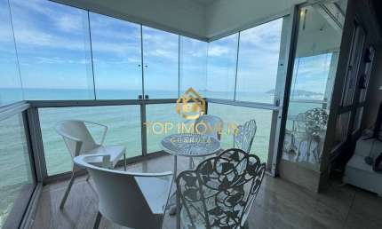 Amplo Apartamento de Frente para o Mar na Praia de Pitangueiras Guaruja