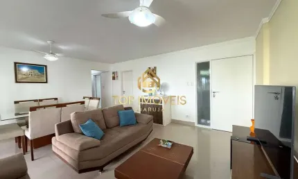 Amplo Apartamento Reformado a 1 Quadra da Praia Pitangueiras - Guarujá SP