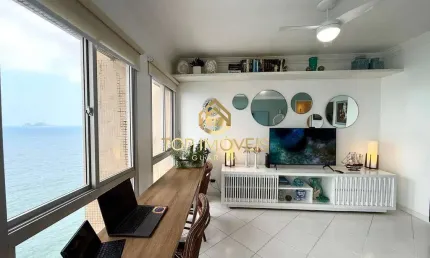 Amplo Apartamento de Frente para o Mar na Praia de Pitangueiras Guarujá SP