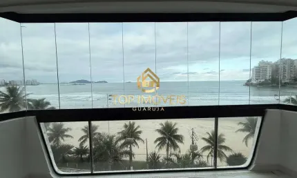Apartamento frente para o mar na praia das astúrias guarujá sp