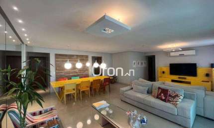Apartamento mobiliado com 3 dormitórios à venda, 140 m² por R$ 1.320.000 - Jardim Goiás - Goiânia/GO
