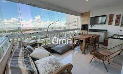 Apartamento equipado e mobiliado com 3 dormitórios à venda, 150 m² por R$ 1.400.000 - Jardim Goiás - Goiânia/GO
