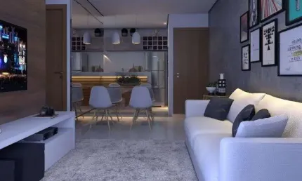 Apartamento com 2 dormitórios à venda, 55 m² por r$ 348.000,00 - residencial recreio panorama - goiânia/go