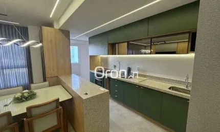 Apartamento mobiliado com 3 dormitórios à venda, 115 m² por R$ 1.250.000 - Setor Marista - Goiânia/GO
