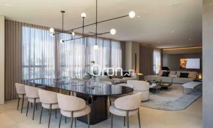 Apartamento com 3 dormitórios à venda, 297 m² por r$ 5.076.000,00 - setor marista - goiânia/go
