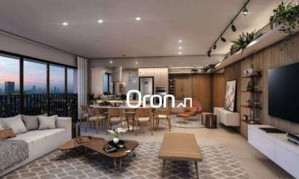 Apartamento mobiliado com 3 dormitórios à venda, 137 m² por R$ 1.450.000 - Setor Marista - Goiânia/GO