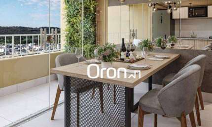 Apartamento com 3 dormitórios à venda, 75 m² por R$ 448.000,00 - Parque Oeste Industrial - Goiânia/GO