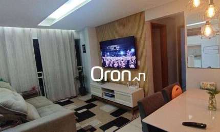Apartamento com 2 dormitórios à venda, 58 m² por R$ 315.000,00 - Parque Amazônia - Goiânia/GO