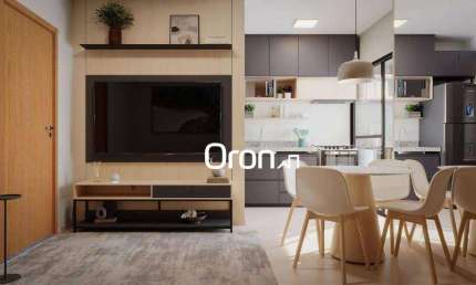 Apartamento com 2 dormitórios à venda, 44 m² por R$ 273.000,00 - Chácaras Mansões Rosas de Ouro - Goiânia/GO