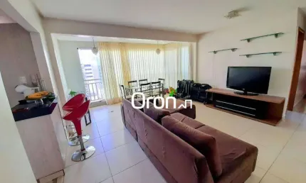 Apartamento mobiliado com 3 dormitórios à venda, 79 m² por r$ 695.000 - setor bueno - goiânia/go