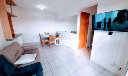 Apartamento mobiliado com 3 dormitórios à venda, 73 m² por R$ 495.000 - Setor Sudoeste - Goiânia/GO